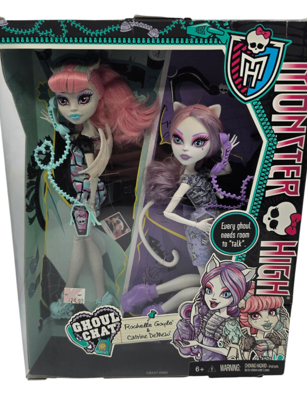 Monster High Ghoul Chat Catrine And Rochelle New In Box